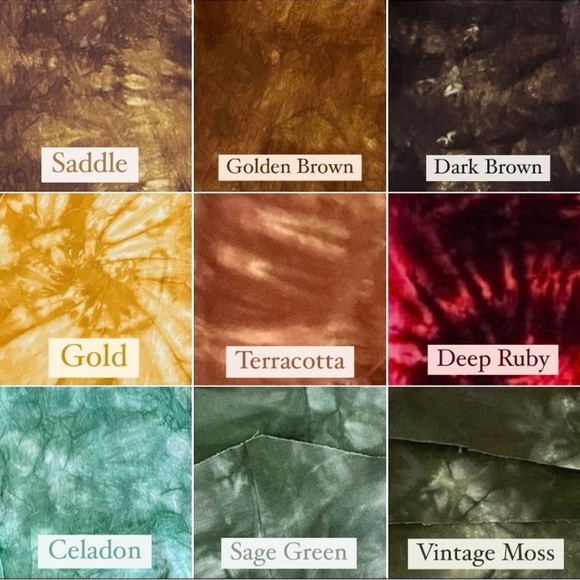 PETITE LENGTH Tie Dye Bell Bottoms - High Waisted Tie Dyed Bell Bottoms Hippie - Picture 4 of 8